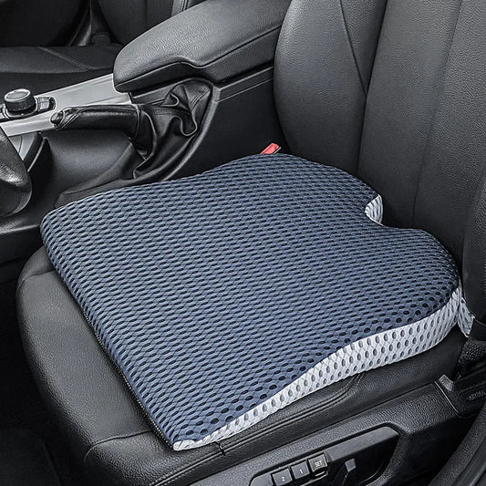 Soft Dense Memory Foam Car Seat Pad for Tesla and EVS GRAY