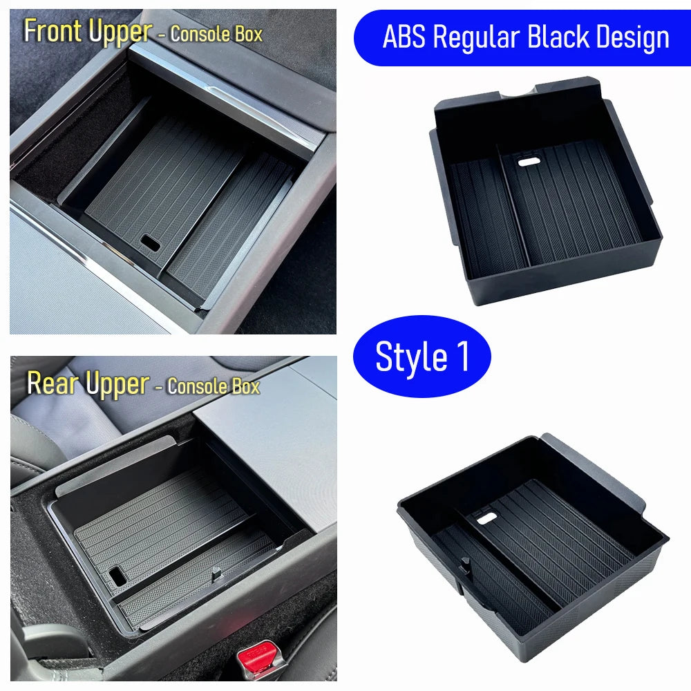 Center Console Organizer Tray for 2026 2025 Tesla Model Y Juniper