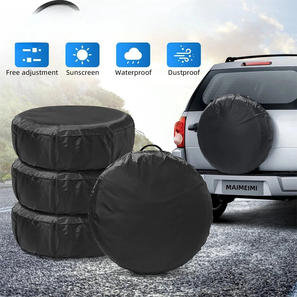 Polyester Dustproof Tire Bags Tyre Sunscreen Storage For Tesla Ev Cars