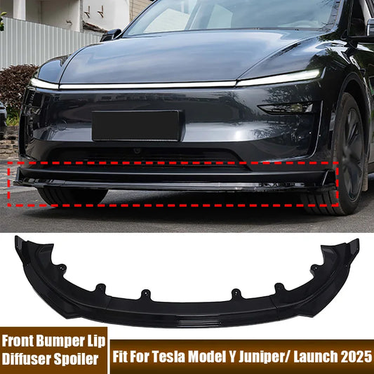 Front Bumper Spoiler Protective Trim Cover For Tesla Model Y Juniper