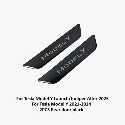 Stainless Steel Door Sill Protectors For Tesla Model 3/Y