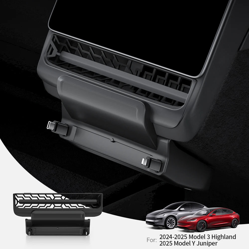 Rear USB Charger Hub for Tesla Model Y Juniper Model 3 Highland