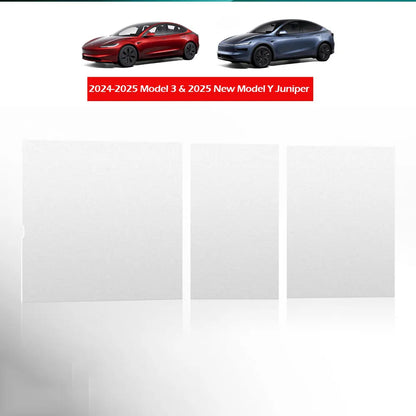 Console Electrostatic adsorption Cover For Tesla Y Juniper Model 3 Highland White 8th Gen