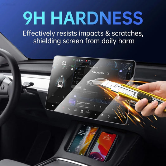 2Pcs Anti Glare Fingerprint Screen Protector For Tesla Cybertruck