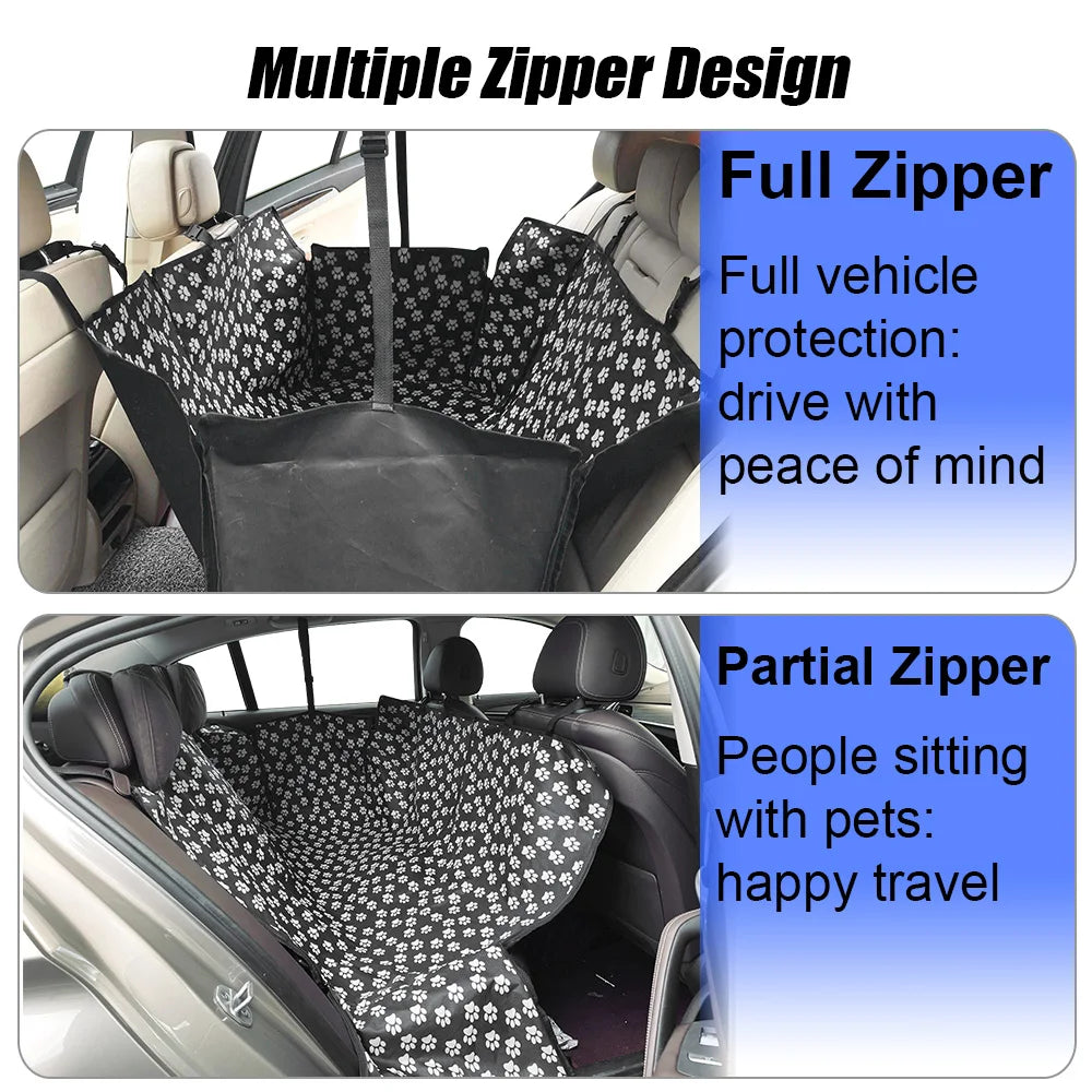 Waterproof Pet EV Car Seat Cover - Dog Cat Travel Carrier Cushion