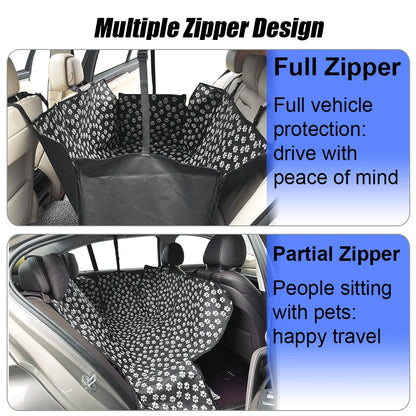 Waterproof Pet EV Car Seat Cover - Dog Cat Travel Carrier Cushion