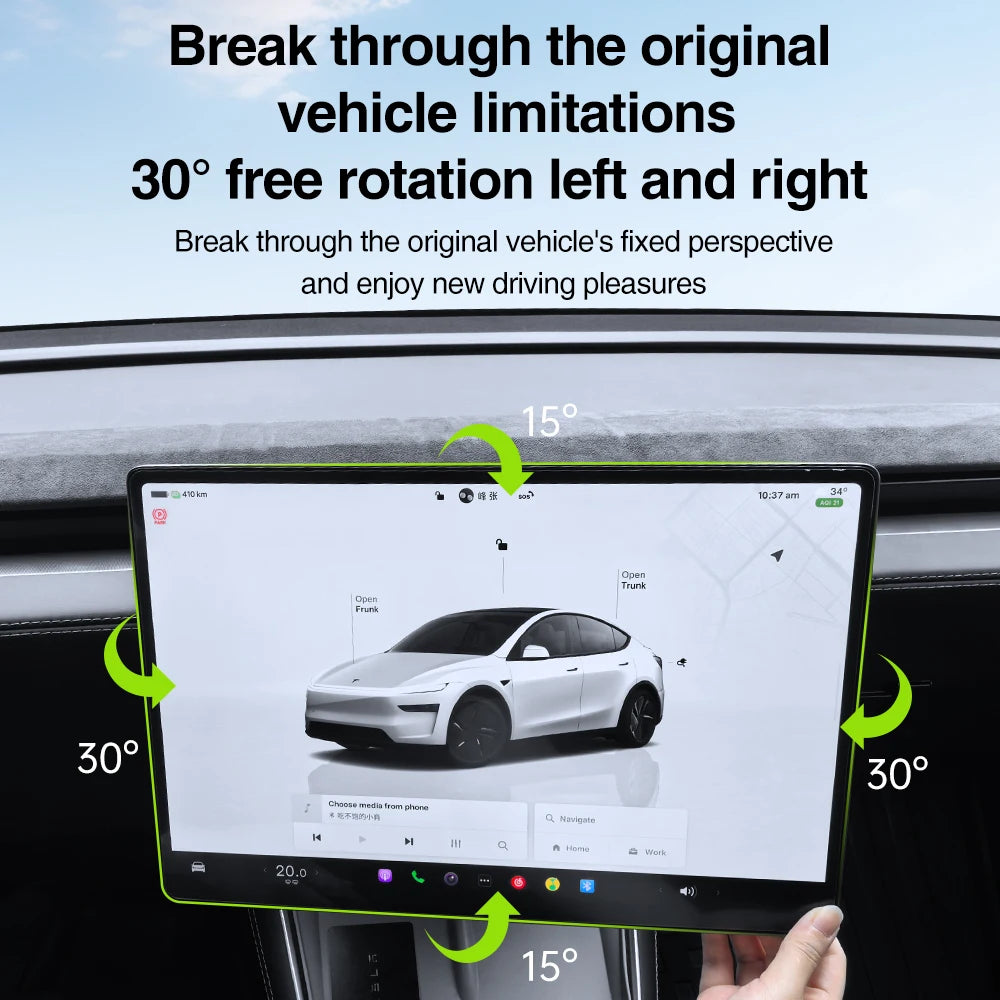 Screen Swivel Mount for Tesla Model Y L Juniper Model 3 Highland