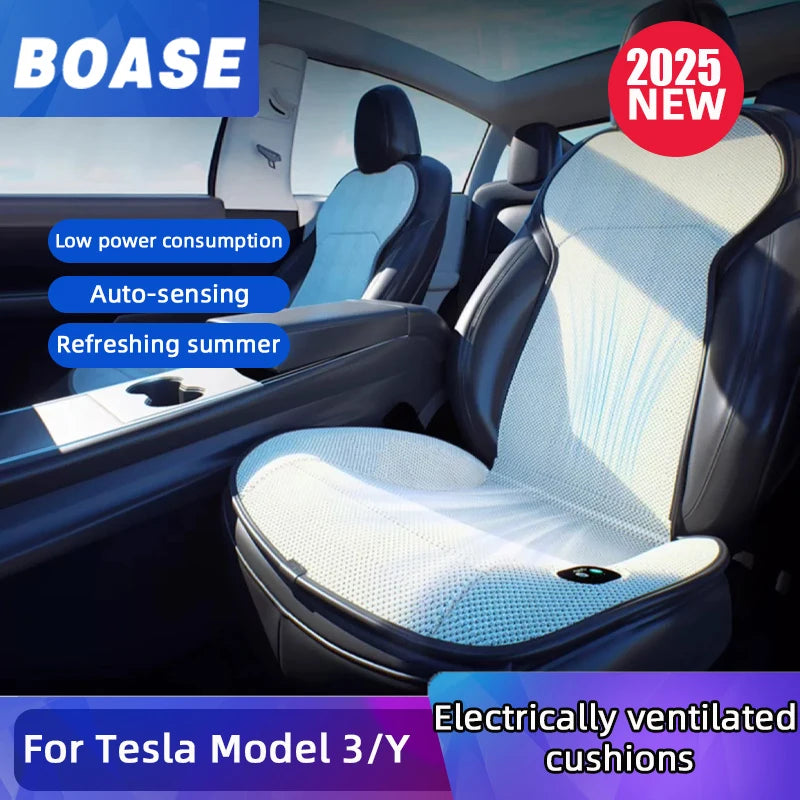 Summer Cool Air Seat Cushion For Tesla Model 3/Y and EV Cars