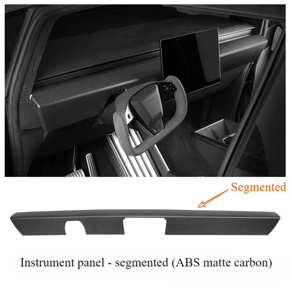 ABS Dashboard Decorative Strip Trim Covers For Tesla Cybertruck Dashboard Panel Cover Trim Frame