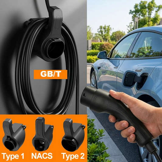 Portable EV Charger Holder Stand — for TESLA Nacs Type 1 Type2 GB/T
