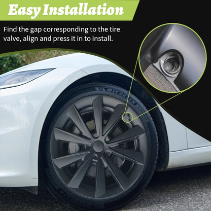 18 Inch Arachnid Style Wheel Cover Hubcaps For TESLA Model 3 2017-2023