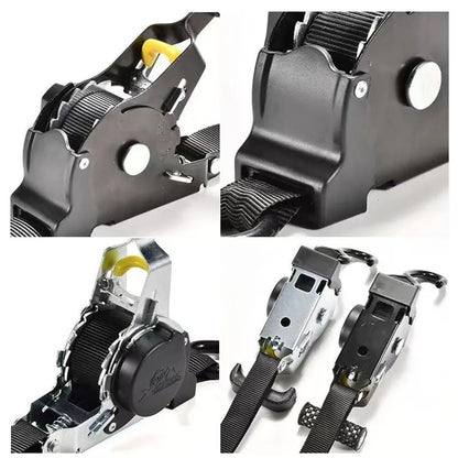 Automatic Retractable Ratchet Tie Down Straps For Tesla and EVS
