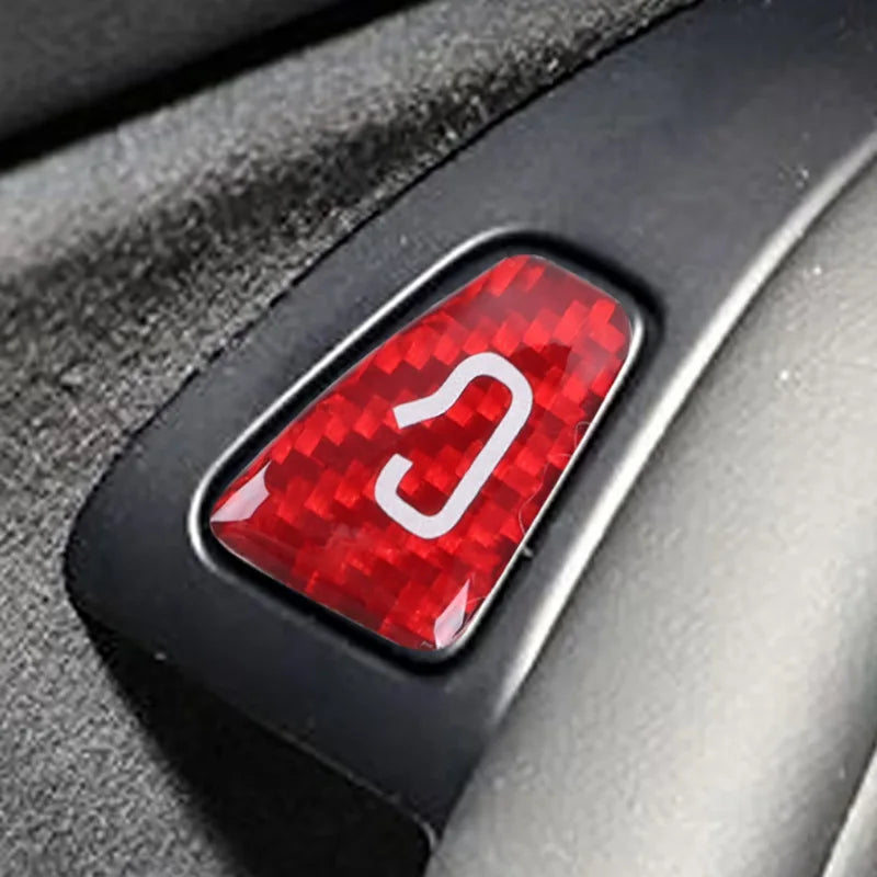 Door Opening Button Carbon Fiber Sticker For Tesla Model Y