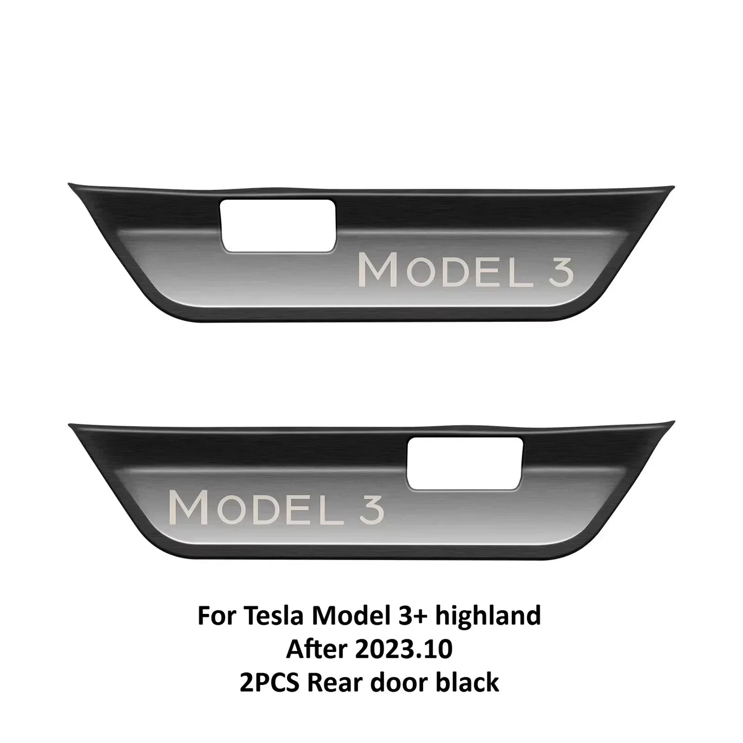 Stainless Steel Door Sill Protectors For Tesla Model 3/Y