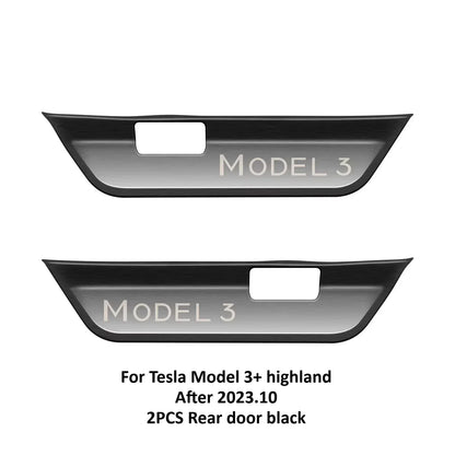 Stainless Steel Door Sill Protectors For Tesla Model 3/Y