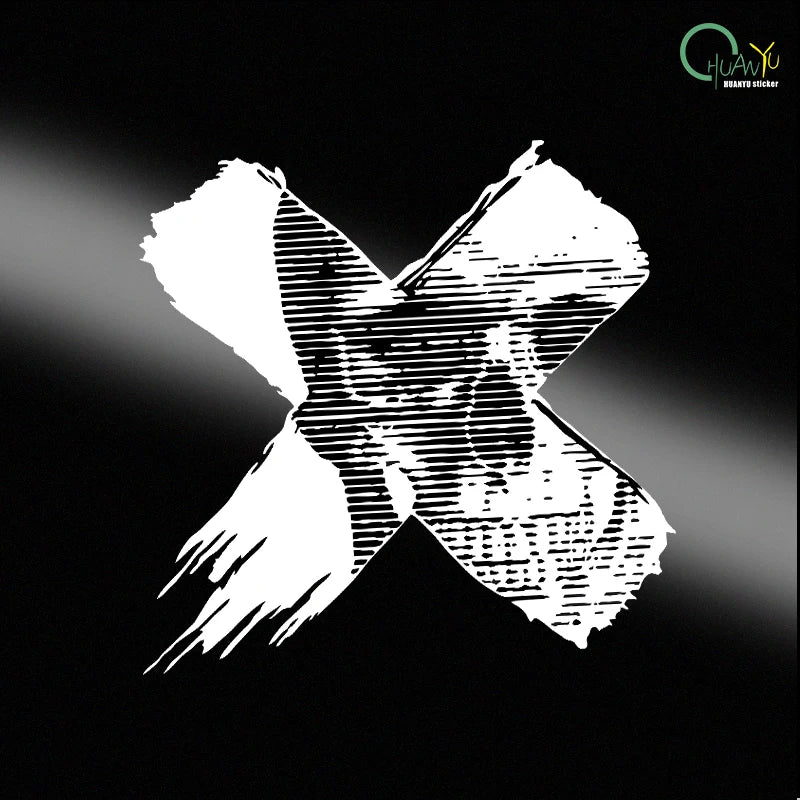 Cyberpunk X Skull Reflective Car Stickers For Tesla and Ev Cars