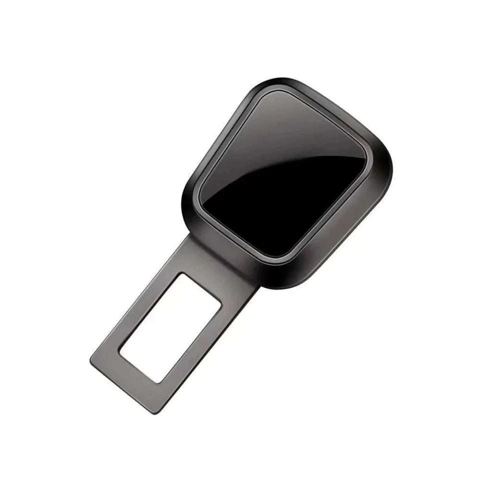 Car Seat Belt Extension Button Fits All Cars Black