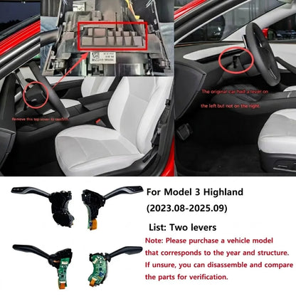 Gear Stalk Lever for Tesla S/ X/Model 3/ Highland/ Y/Juniper For Highland(23.8-25