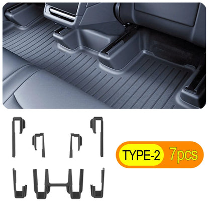 Anti-Kick TPE Mats Under Seat Corner For Tesla Model Y Juniper TYPE-2 (7pcs)