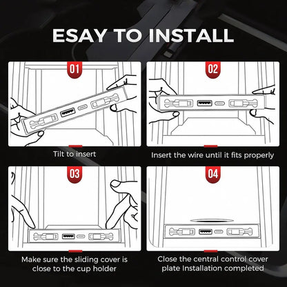 USB Hub Phone Fast Charging For Tesla Model 3 Highland Y Juniper