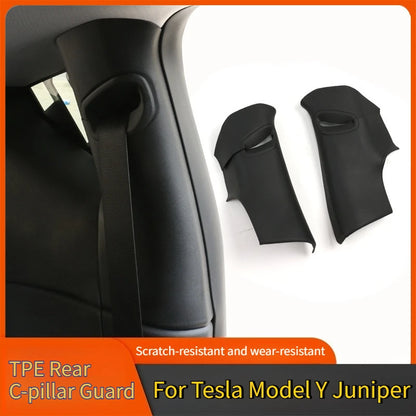 TPE Rear C-pillar Guard for Tesla Model Y Juniper 2025