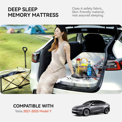 Memory Sponge Camping Mattress For Tesla Model Y Juniper 2020-2025
