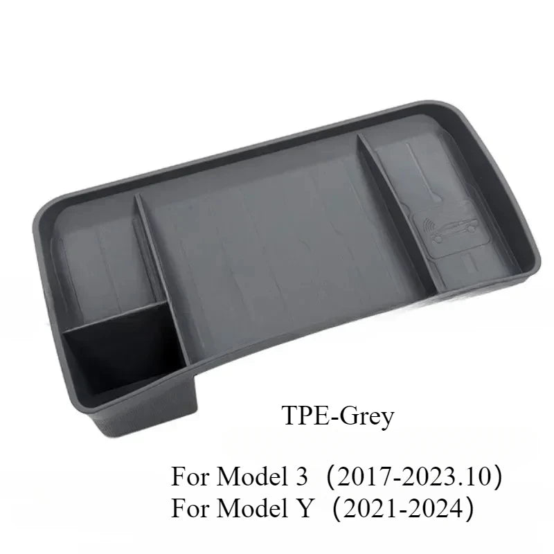ETC Bracket Storage Box for Tesla Model 3/Y Juniper M3Y Grey TPE