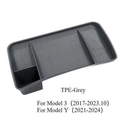 ETC Bracket Storage Box for Tesla Model 3/Y Juniper M3Y Grey TPE
