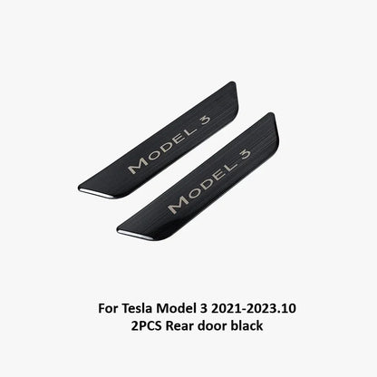 Stainless Steel Door Sill Protectors For Tesla Model 3/Y