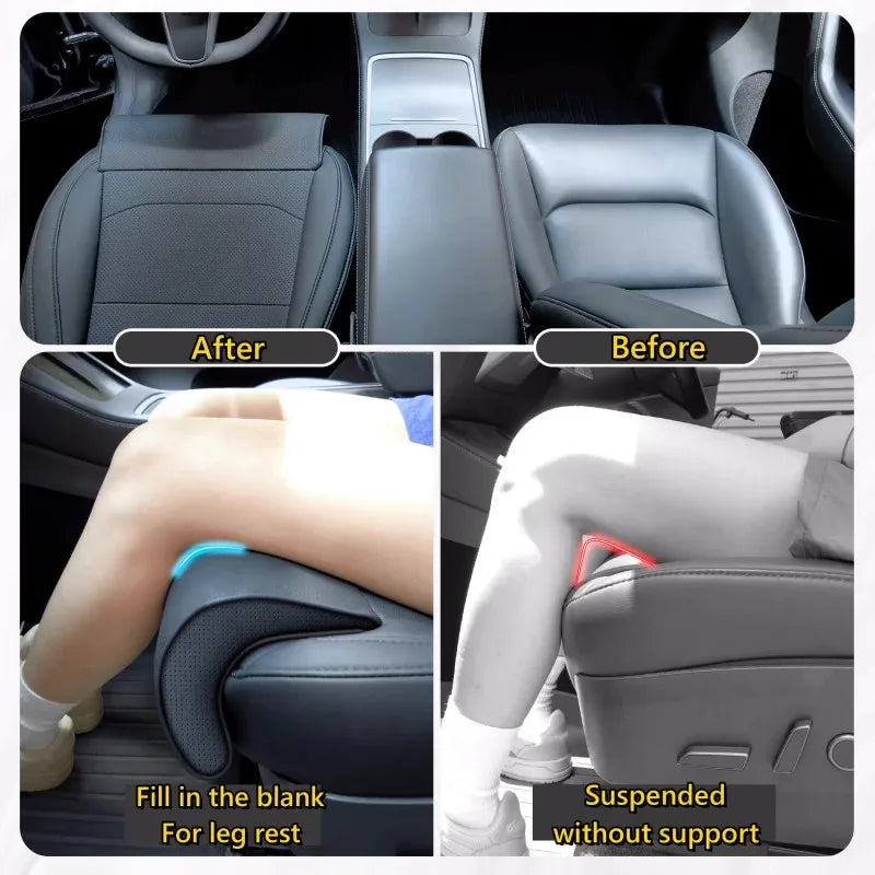 Leg Support Extension Seat Cover Memory Foam For Tesla Model 3/Y/S/X