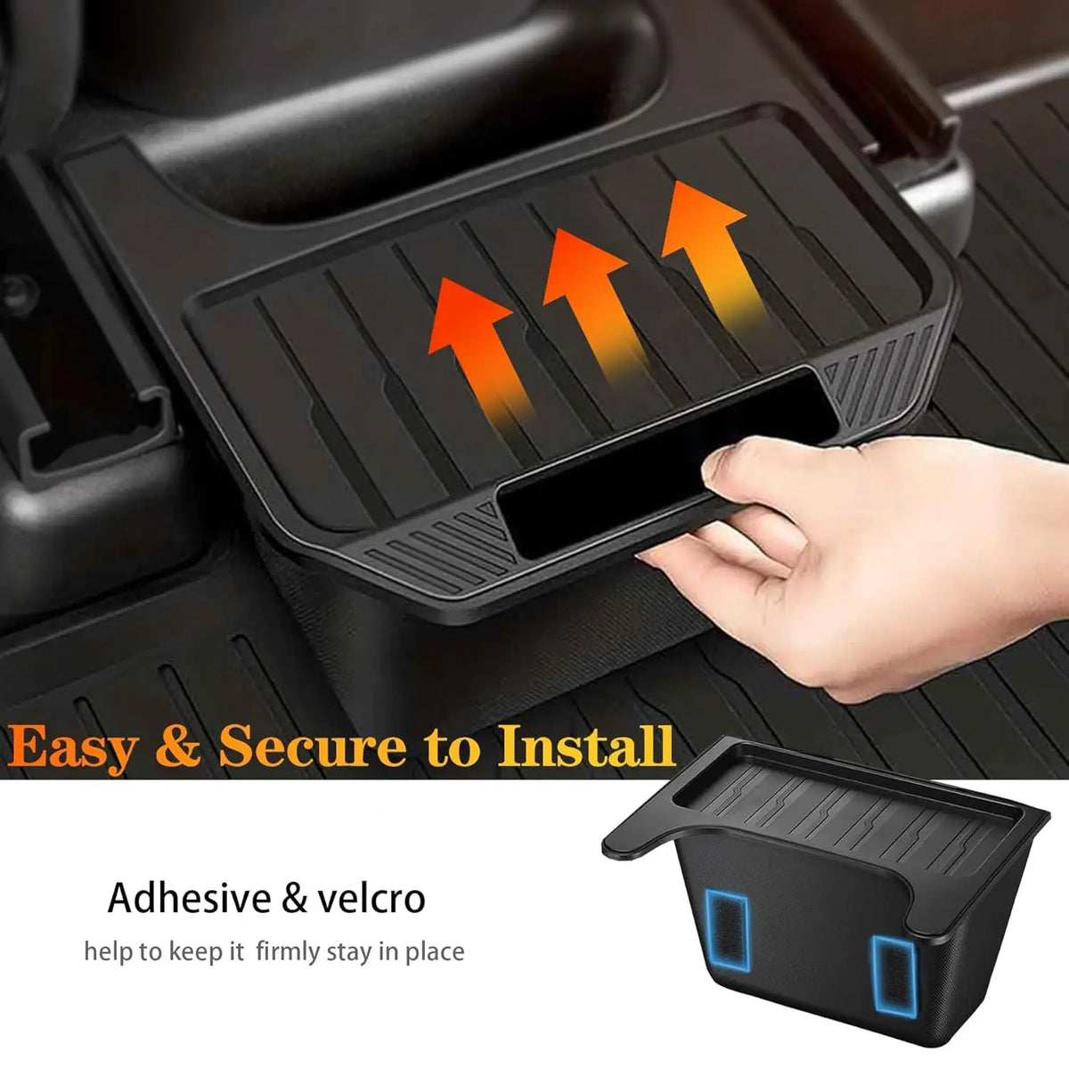 Rear Seat Storage Box for Tesla Model Y 2021 -2024