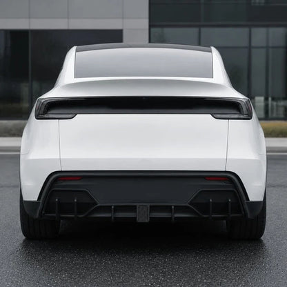 For Tesla Model Y Juniper Rear Bumper Lip Spoiler Diffuser Flashing LED Pilot Brake Light Car Rear Lower Splitter
