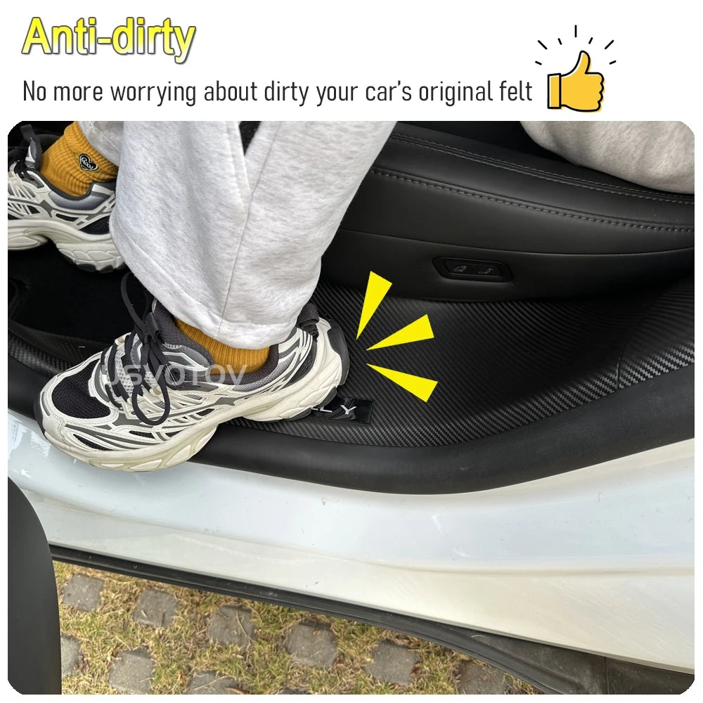 4/8PCS Door Sill Protector for 2026 2025 Tesla Model Y Juniper