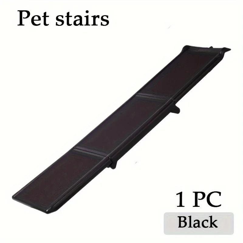 Long Folding Pet Dog Ramp for EV Cars Trucks SUVs Three-layers