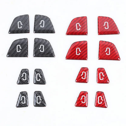 Door Opening Button Carbon Fiber Sticker For Tesla Model Y
