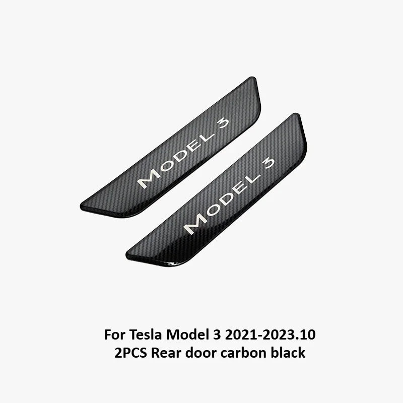 Stainless Steel Door Sill Protectors For Tesla Model 3/Y
