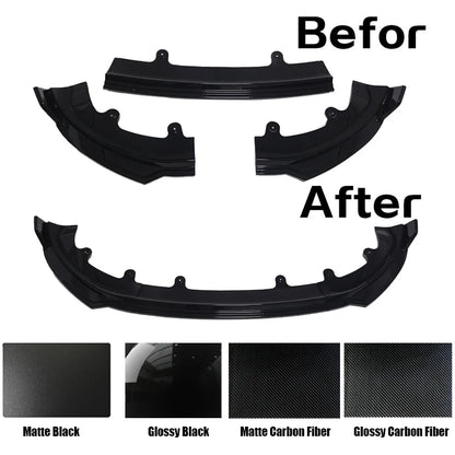 Front Bumper Spoiler Protective Trim Cover For Tesla Model Y Juniper