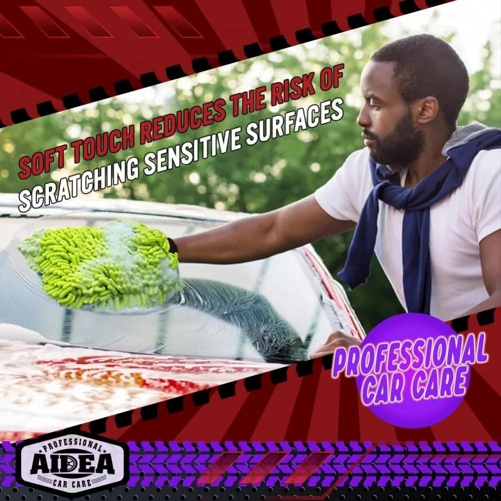 Wash Gloves Cleaning Microfiber For Tesla and EV cars