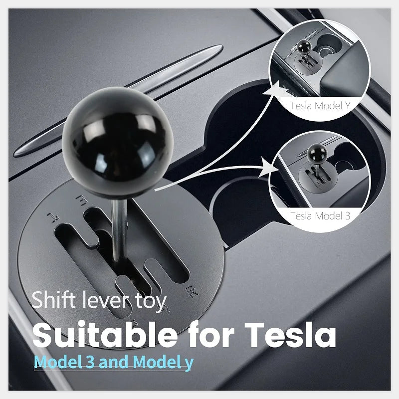Cup Holder Shifter,Car Gear Toy Funny Decoration for Tesla Model 3 Y