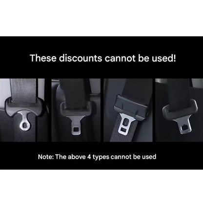 Zinc Alloy Car Seat Belt Clip Extender Universal Clip For Ev Cars