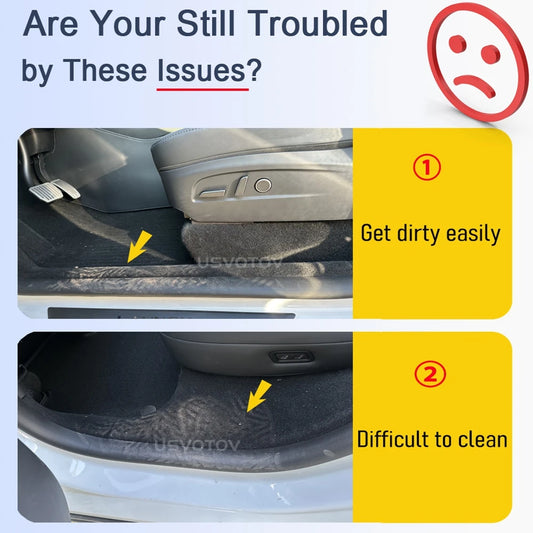 4/8PCS Door Sill Protector for 2026 2025 Tesla Model Y Juniper