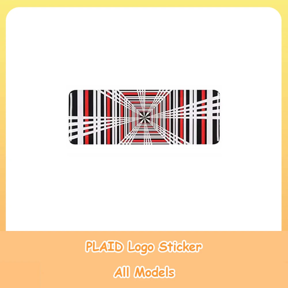 Tail Logo Sticker Trunk Badge Emblem For Tesla Ev Cars PLAID Logo