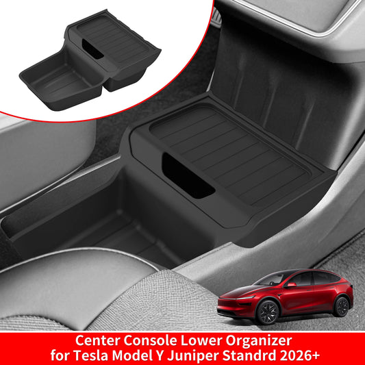 TPE Center Console Storage Box Tray for Tesla Model Y Juniper