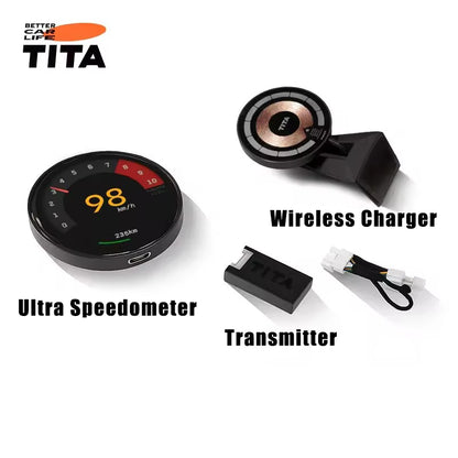 TITA Smart Display Speedometer Dashboard HUD for Tesla Model 3/Y black
