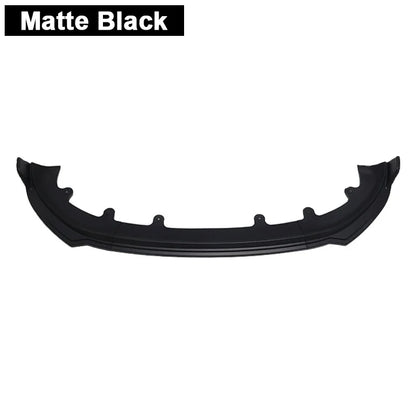 Front Bumper Spoiler Protective Trim Cover For Tesla Model Y Juniper Matte Black