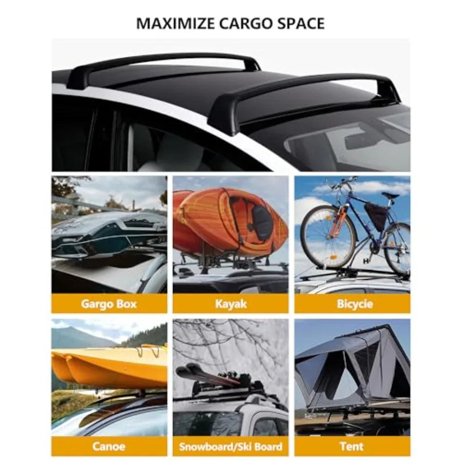 Aluminum Roof Rack Luggage Carrier Bike for Tesla Model Y Juniper