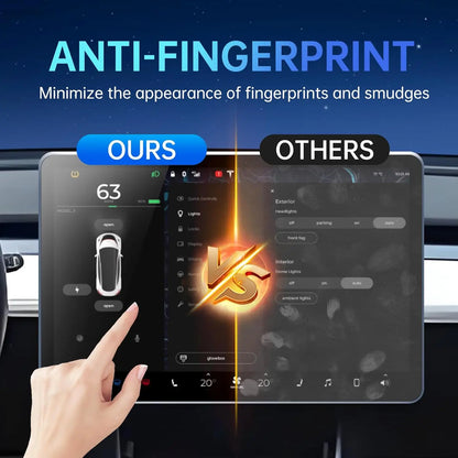 2Pcs Anti Glare Fingerprint Screen Protector For Tesla Cybertruck