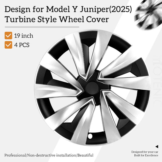4PCS 19" Wheel Cover Hub Cap for Tesla Model Y Juniper