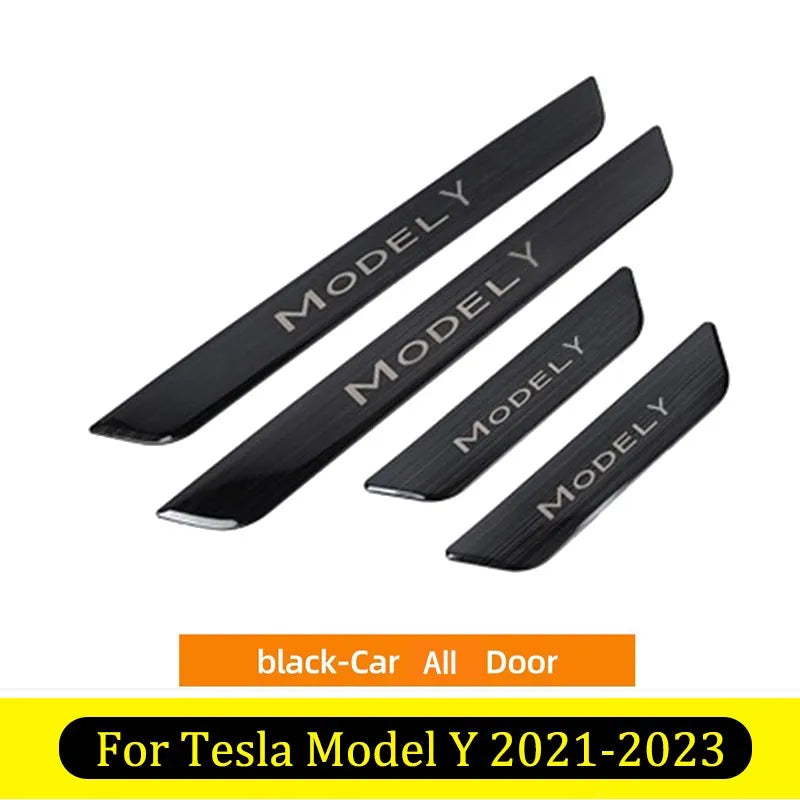 Pedal Protection Strip For Tesla Model 3 /Y 2017-2023 Model Y Black All