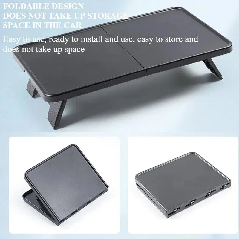 Mini Portable Foldable Tray Table Food Drink Desk for Tesla Model 3 Y